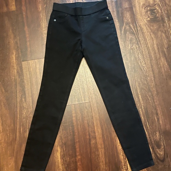 Justice Black Leggings, Size 10 Slim - Picture 2 of 7